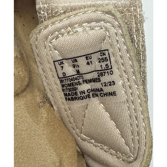 Clarks Women's Calenne Maye Wedge Sandal, Sand Combi,  Size 9.5 - Picture 7 of 7